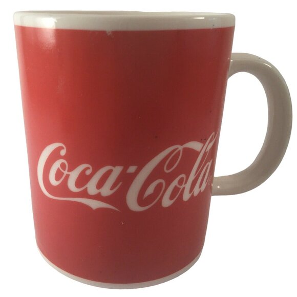 Coca - Cola Coffee Mugs by Gibson Set of 2 Polar Bear & Coke Logo Vintage - Picture 5 of 8